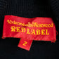 "Vivienne Westwood RED LABEL"
Orb embroidery high neck short length knit