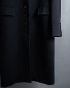 "GIANFRANCO FERRE" Multiple button sequences shaped long coat