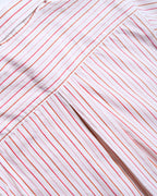 ETRO/ Oversized Multi Color Striped Shirt Pink × White