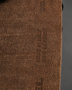 "DIESEL" 00’s Turquoise-studded embossed suede belt