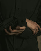 “BALENCIAGA” Button-down collar relaxed shirt