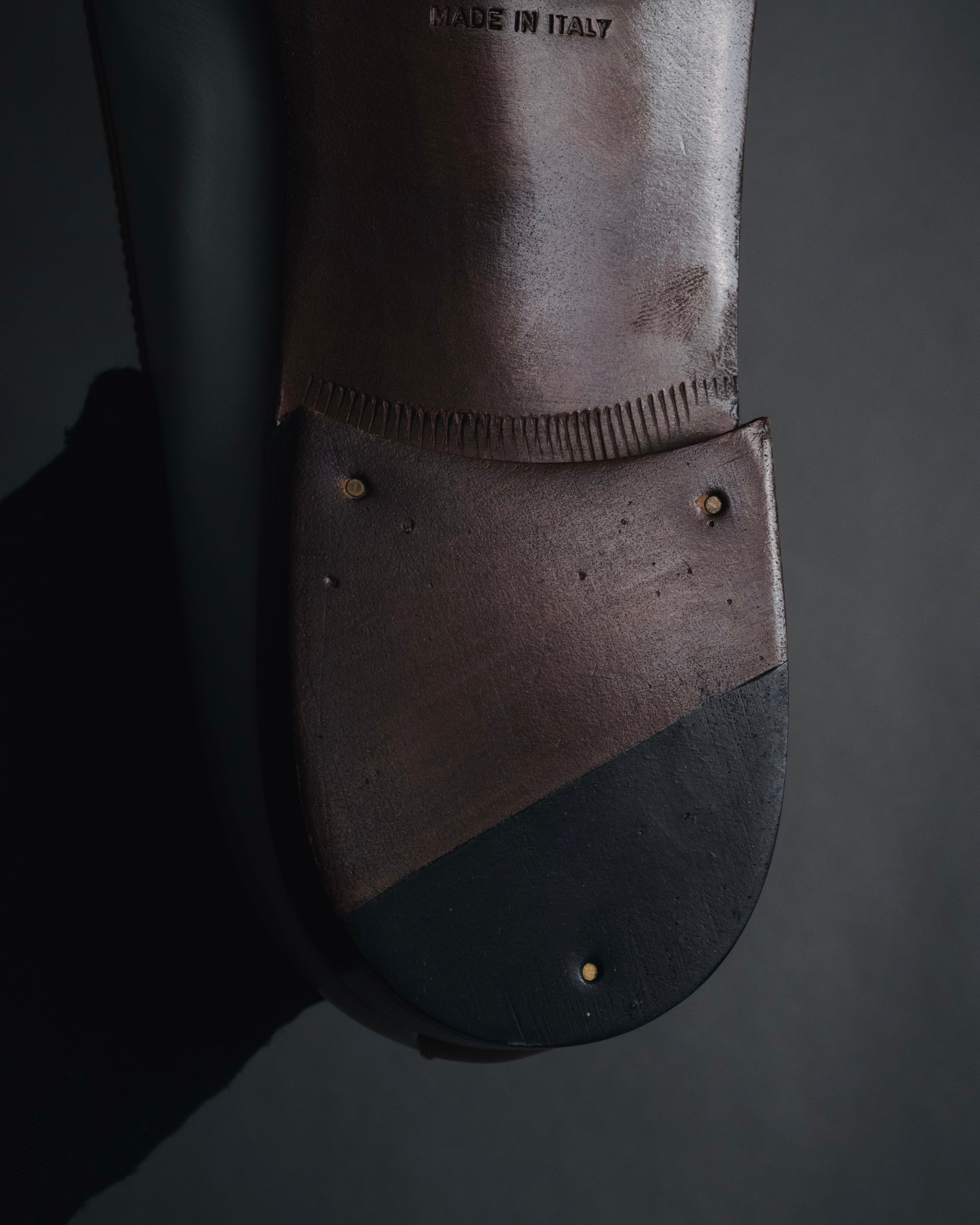 "CELINE" 70’s-80’s Spectator triumph medallion loafers