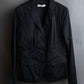 "PRADA" gathered detail cotton tailored jacket