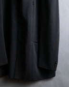 "TOSSARI" Shiny hidden zipper design tailored jacket