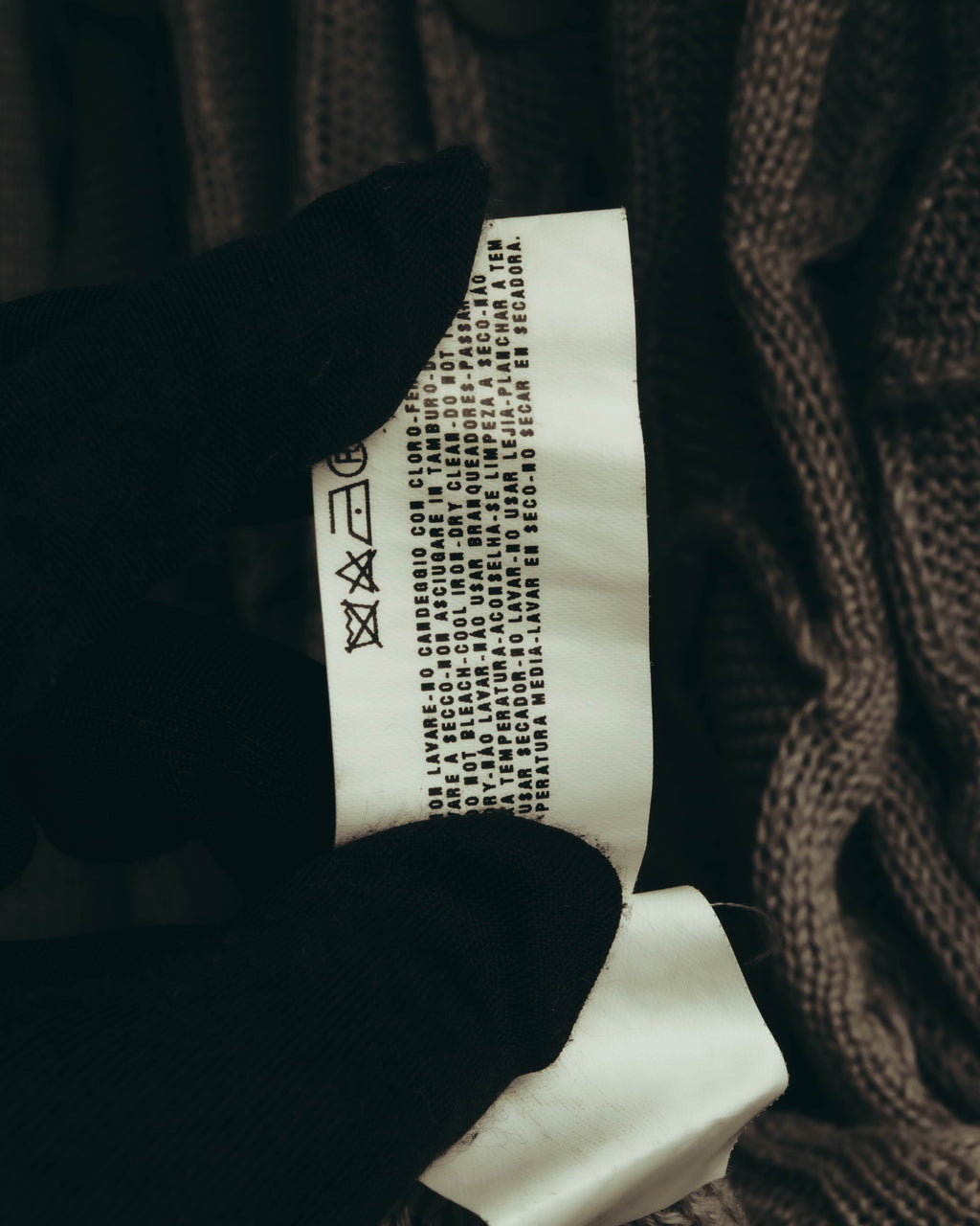 "ARMANI COLLEZIONI" 00's-10's Textured linen knit cardigan