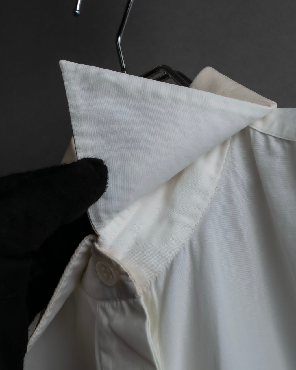 "HERMES" Margiela period collar change shirt