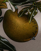 "HERMES" Passion flower print Carre 90 silk scarf