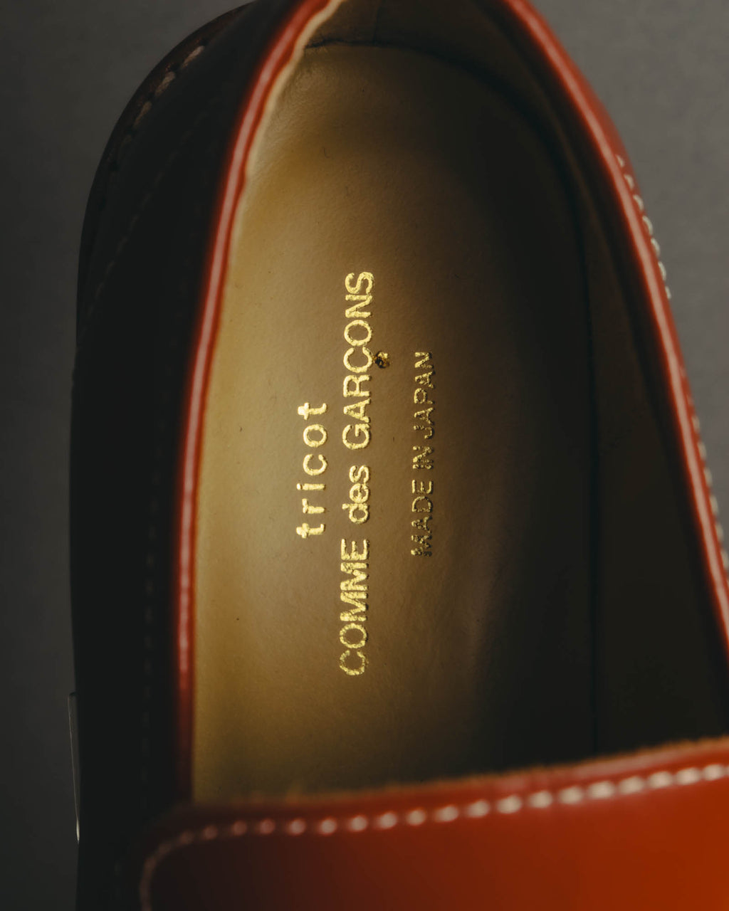 “tricot COMME des GARCONS”
00’s-10’s leather penny loafer