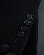 "GIANFRANCO FERRE" Multiple button sequences shaped long coat
