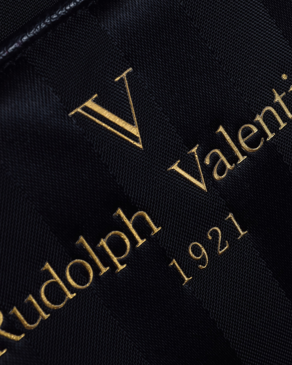 "Rudolph Valentino" Striped nylon combination 2-way boston bag