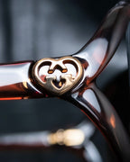 “GUCCI” GG heart motif butterfly shaped sunglasses