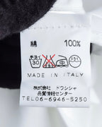 "GUCCI" Minimal collar detail white cotton shirt