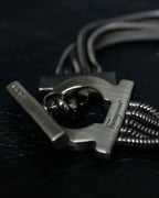 "Ferragamo" Gancini motif five row bracelet