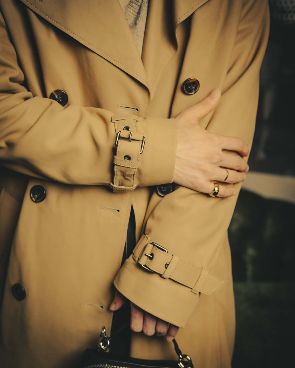 –SPECIAL– “Maison Martin Margiela” 2012AW Leather trench coat with Line 4 printed lining