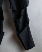 "COMME des GARCONS HOMME PLUS" 19SS Cut-off design slacks