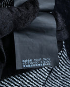 "Saint Laurent" Handsome face embroidery mohair blend oversized knit