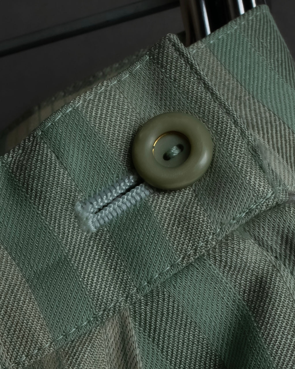 "BURBERRYS" Mint green check pattern skirt type set up