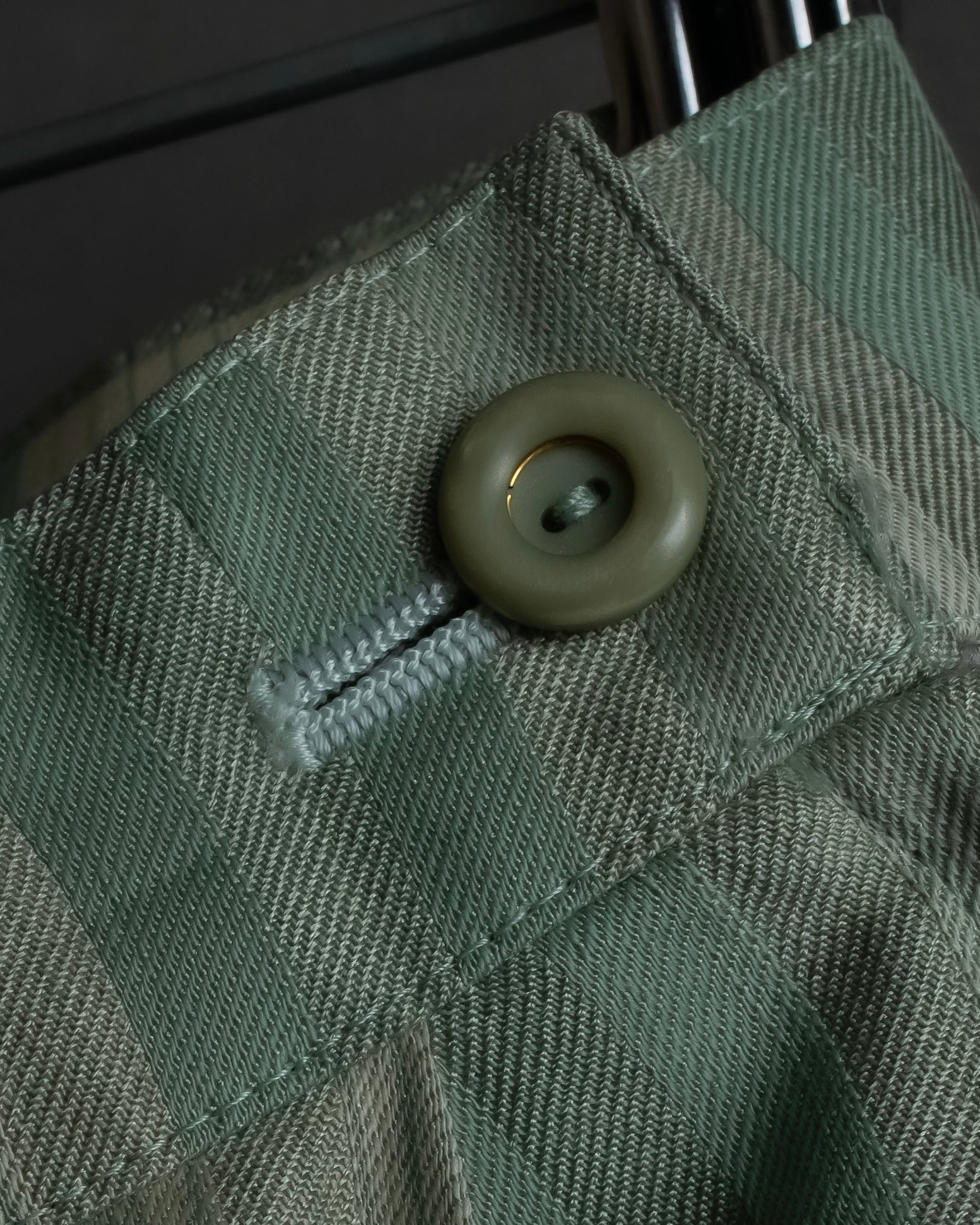 "BURBERRYS" Mint green check pattern skirt type set up