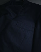 "BALENCIAGA" Tailored Two-Piece Suit Set with Subtle Pinstripes