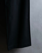 "YOHJI YAMAMOTO +NOIR" Asymmetrical slit sarouel slacks