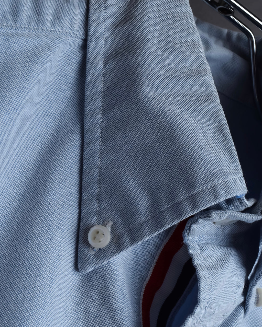 "THOM BROWNE" Hidden tricolor design cotton shirt