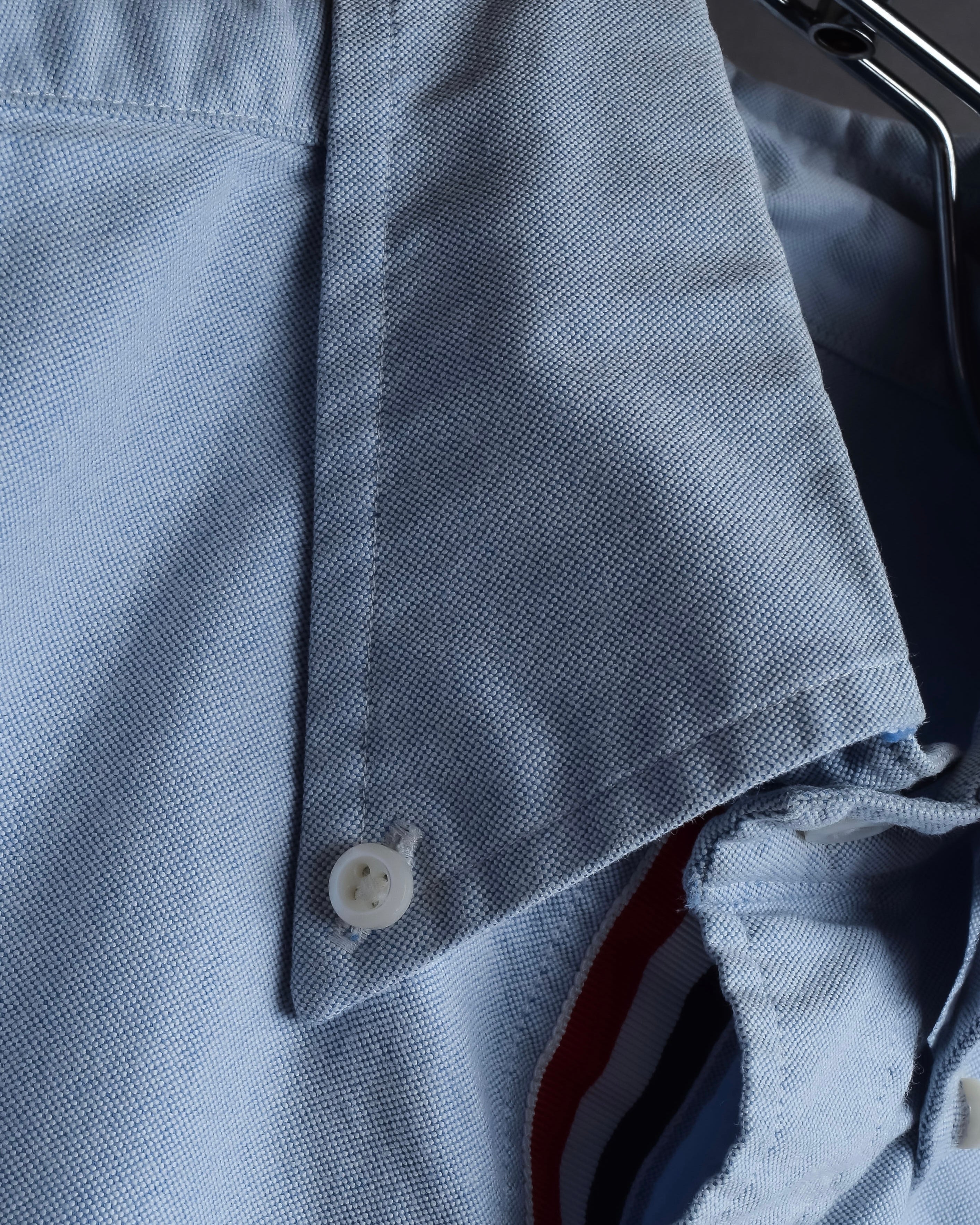 "THOM BROWNE" Hidden tricolor design cotton shirt