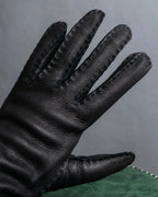 "Antonio Murolo" Deerskin signature leather gloves