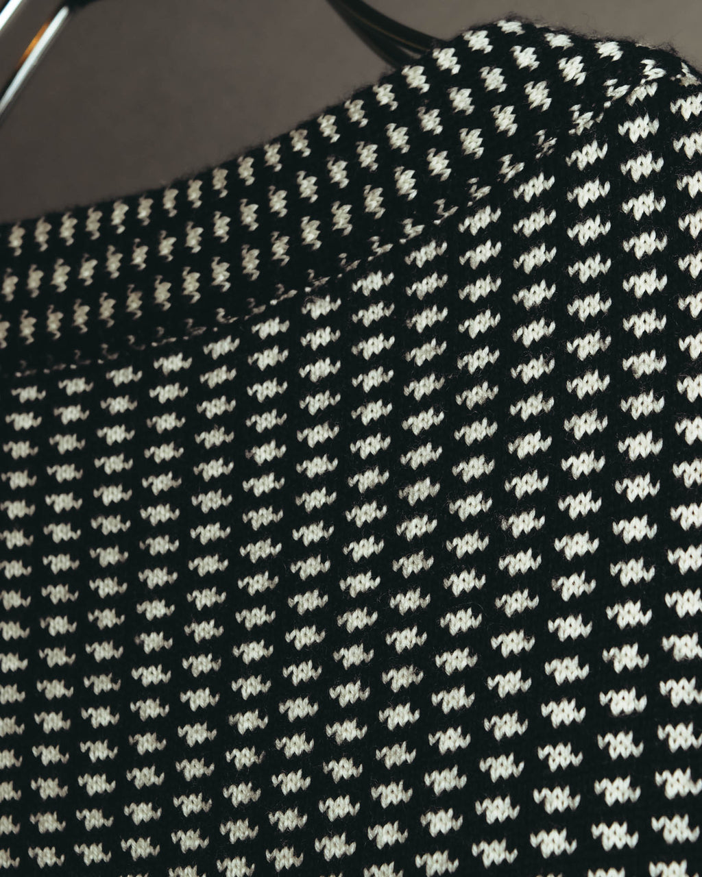 "Christian Dior" 00's Textured wool knit coat