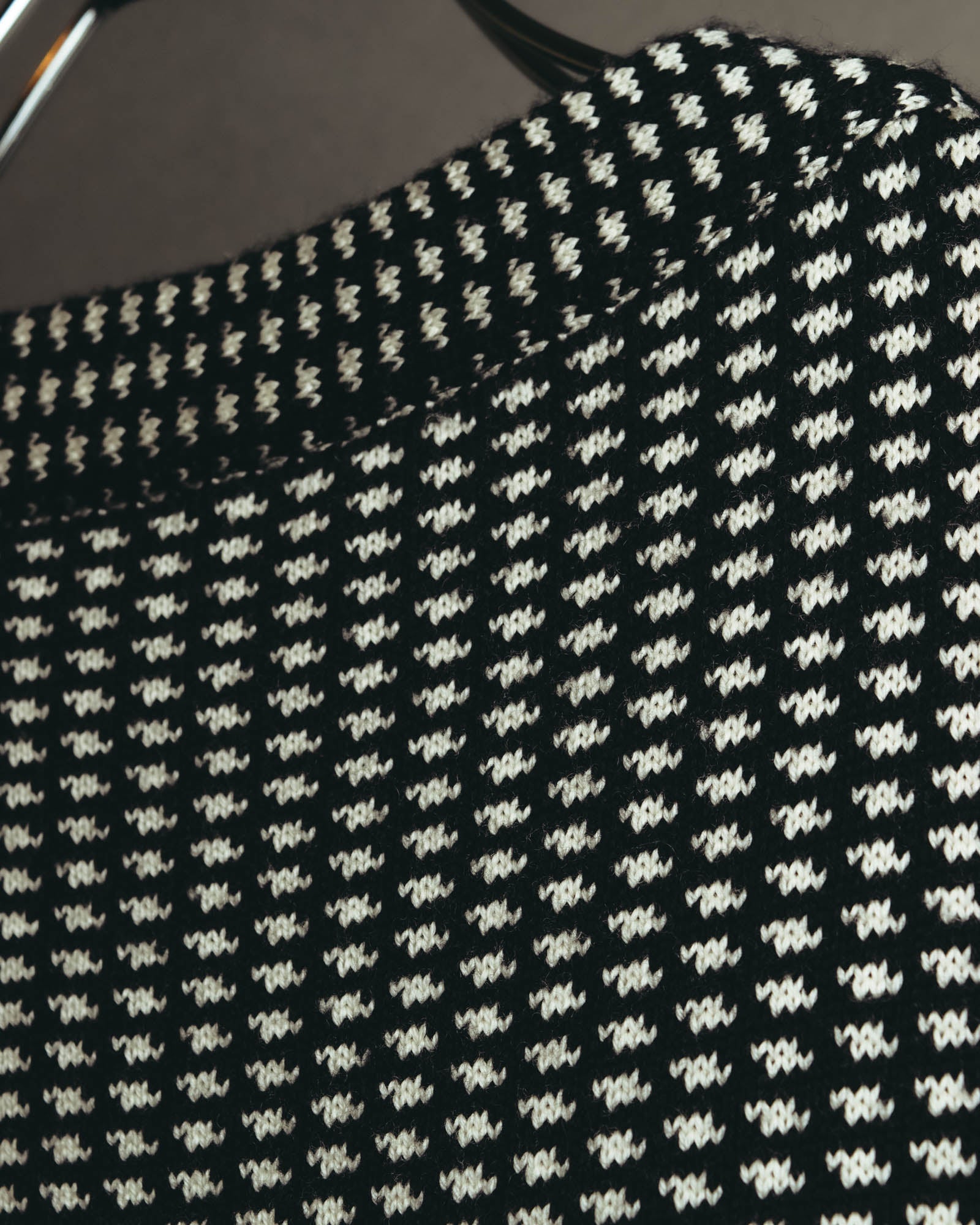 "Christian Dior" 00's Textured wool knit coat