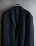 "GIORGIO ARMANI" Beautiful drape navy wool set up