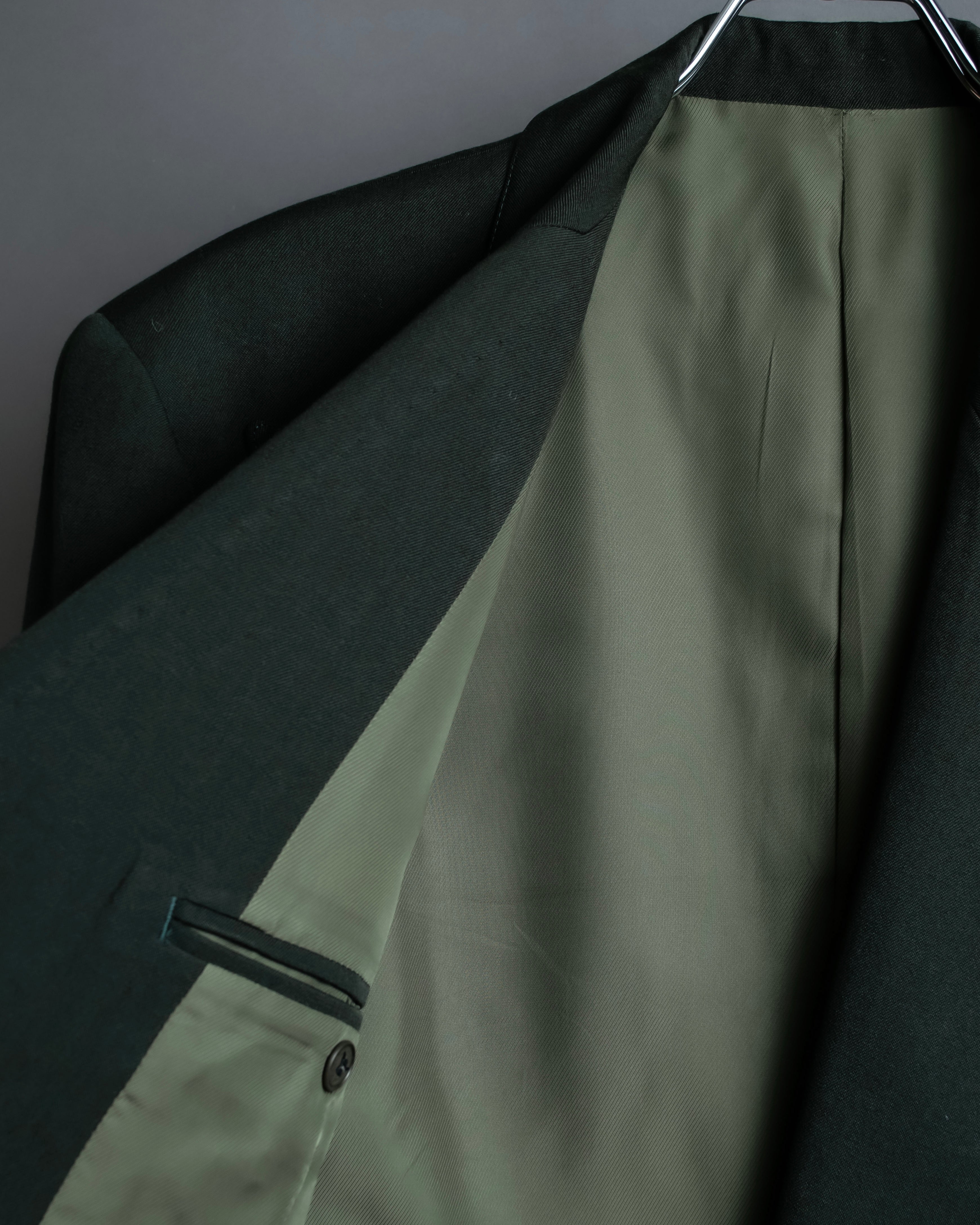 “Jean Paul Gautier” Patterned lining 8B double jacket set up