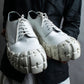 "PRADA" Tire sole white color derby shoes