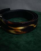 “Roger Vivier” 2010’s Patent tortoiseshell buckle belt