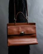 “BALENCIAGA” Le Dix 2 way hand bag