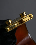 -MOOD Christmas Collections-
"PRADA" Miuccia Prada design tortoiseshell architectural bangle