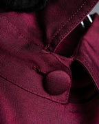 "JEAN PAUL GAULTIER FEMME"
 Waist different material switching design shirt