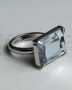 "Maison Martin Margiela" Crystal cut head motif ring＆bangle combination set