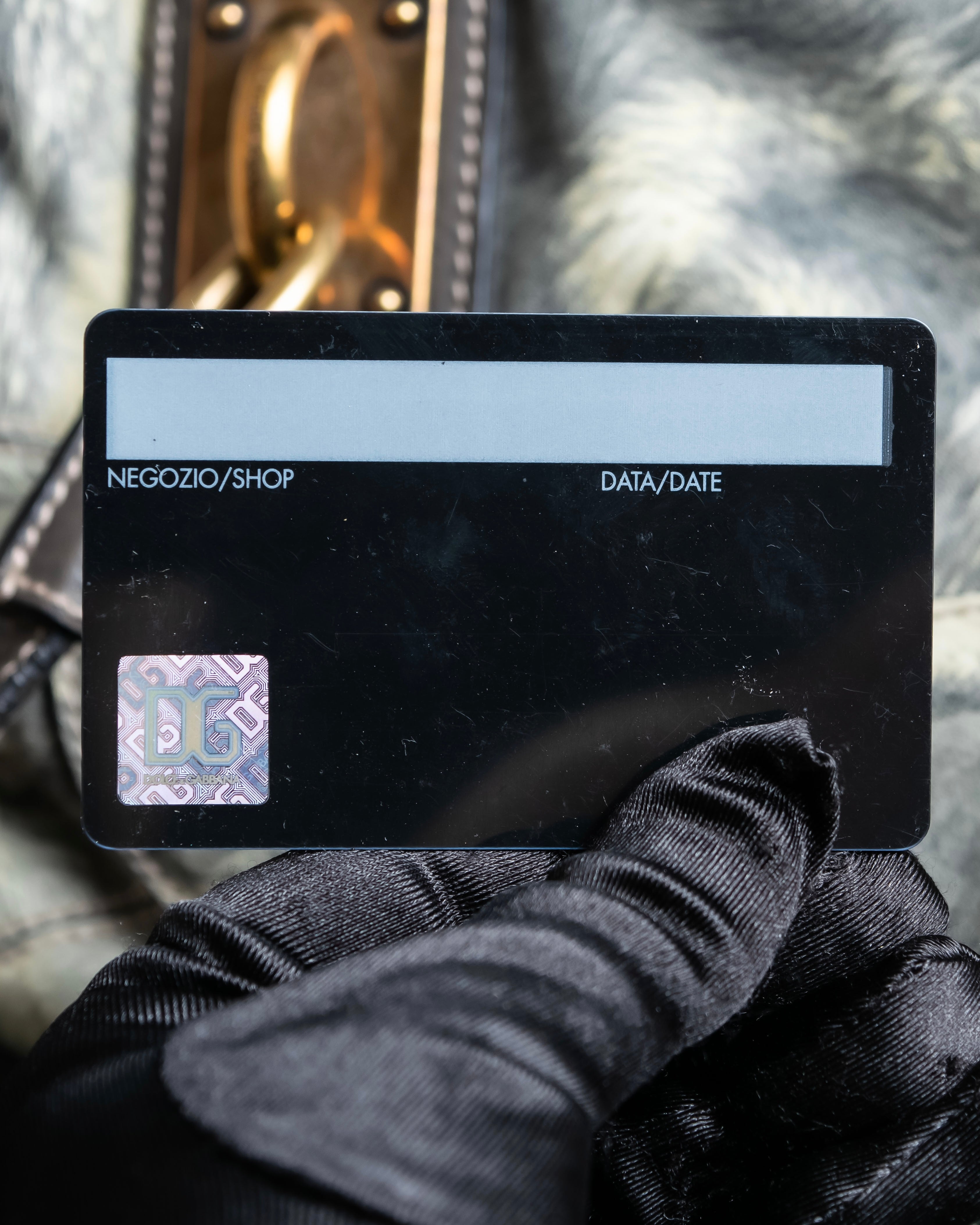 "DOLCE &amp; GABBANA" Miss edge series calf leather 2 way bag