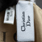 "Christian Dior" Houndstooth base logo and chain print large scarf