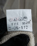 "BALENCIAGA" Diamond pattern argyle twill crew neck knit