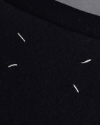 "MAISON MARGIELA" 18SS Elbow patched v-neck knit cardigan