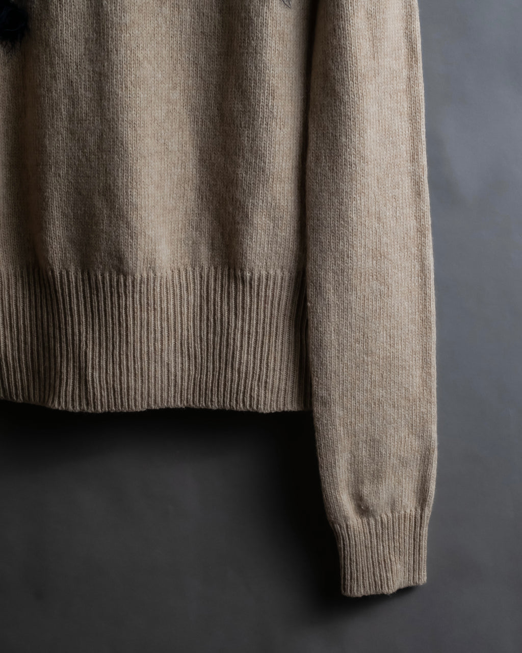 "MARNI" Logo shaggy design oversized knit