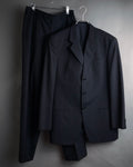 “ARMANI COLLEZIONI” 00’s Pinstriped three button suit set