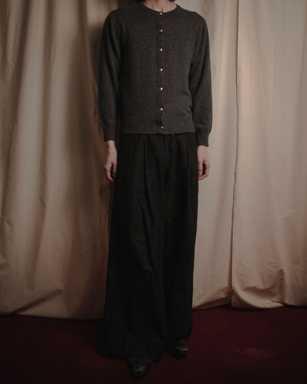 "Christian Dior" 90’s jewel-button knit cardigan