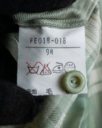 "BURBERRYS" Mint green check pattern skirt type set up