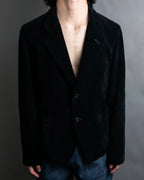 “Y’s for men” beautiful black corduroy single tailored jacket