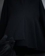 -SPECIAL- “HERMÈS” 90’s Shawl collar asimmetry jacket