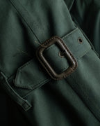 "BURBERRYS" Military detail oversized belted trench coat