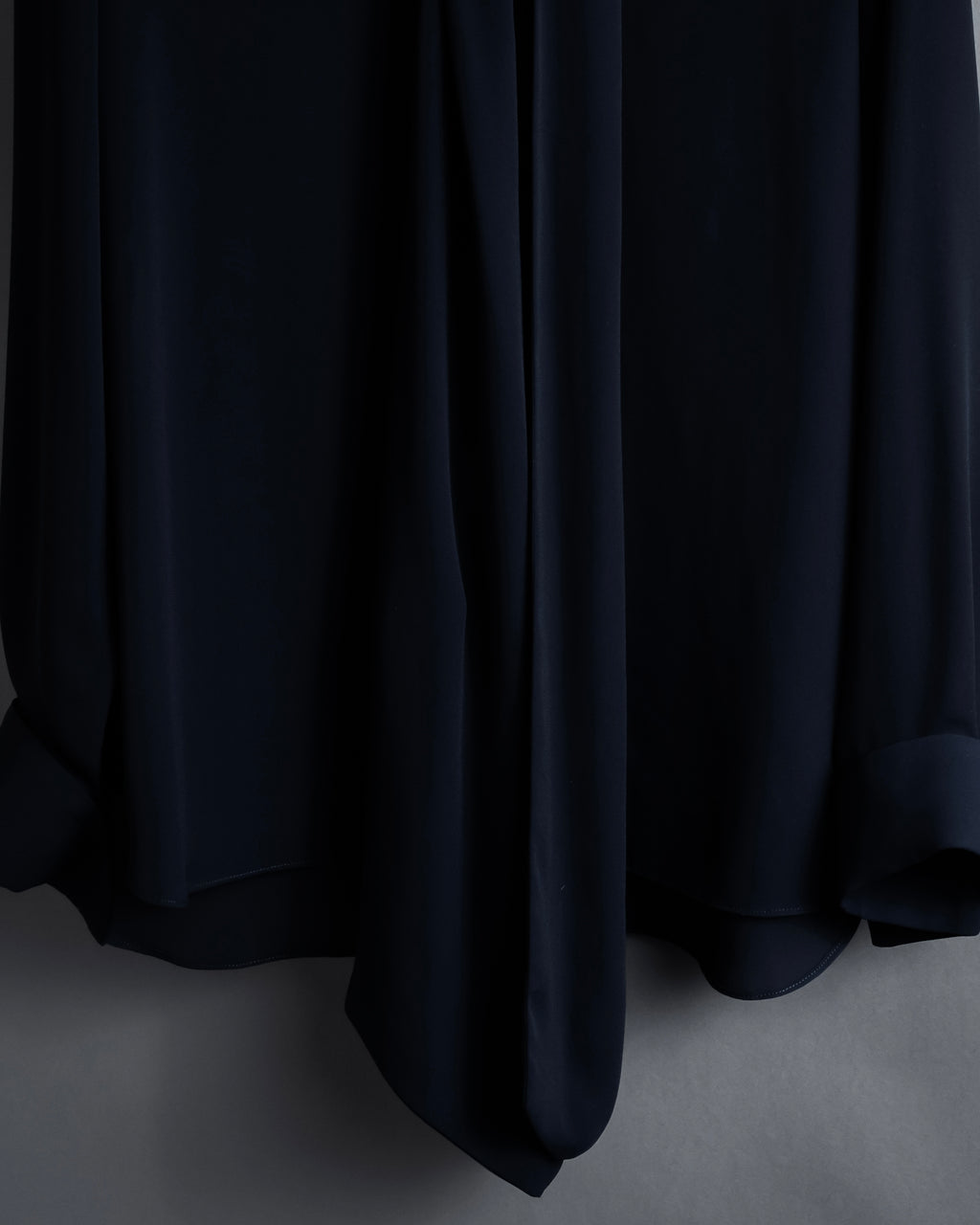 "Maison Margiela" 16SS Bow tie draping shirt