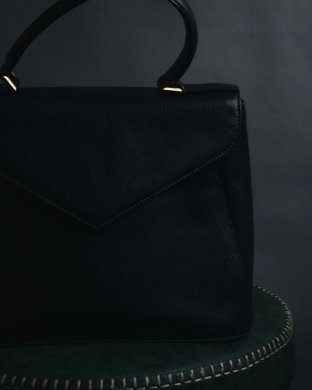 "Salvatore Ferragamo" Mid 90’s archival envelope flap top-handle bag